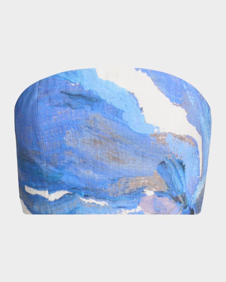 Rumi Strapless Floral Crop Top by SIGNIFICANT OTHER