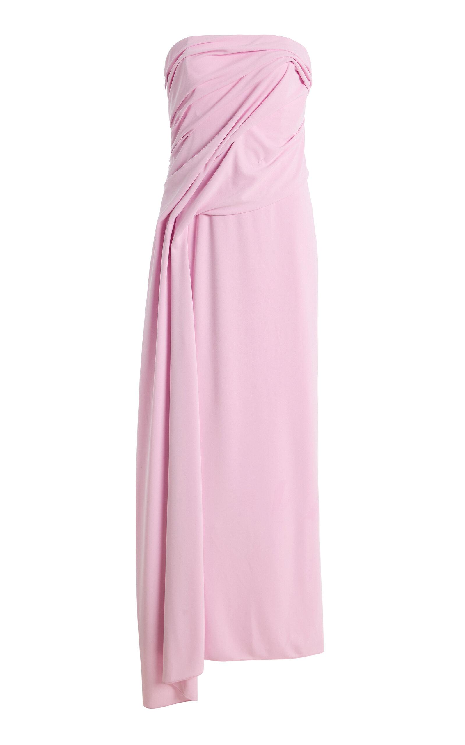 Significant Other Exclusive Genesis Strapless Draped Crepe Maxi Dress - Moda Operandi by SIGNIFICANT OTHER