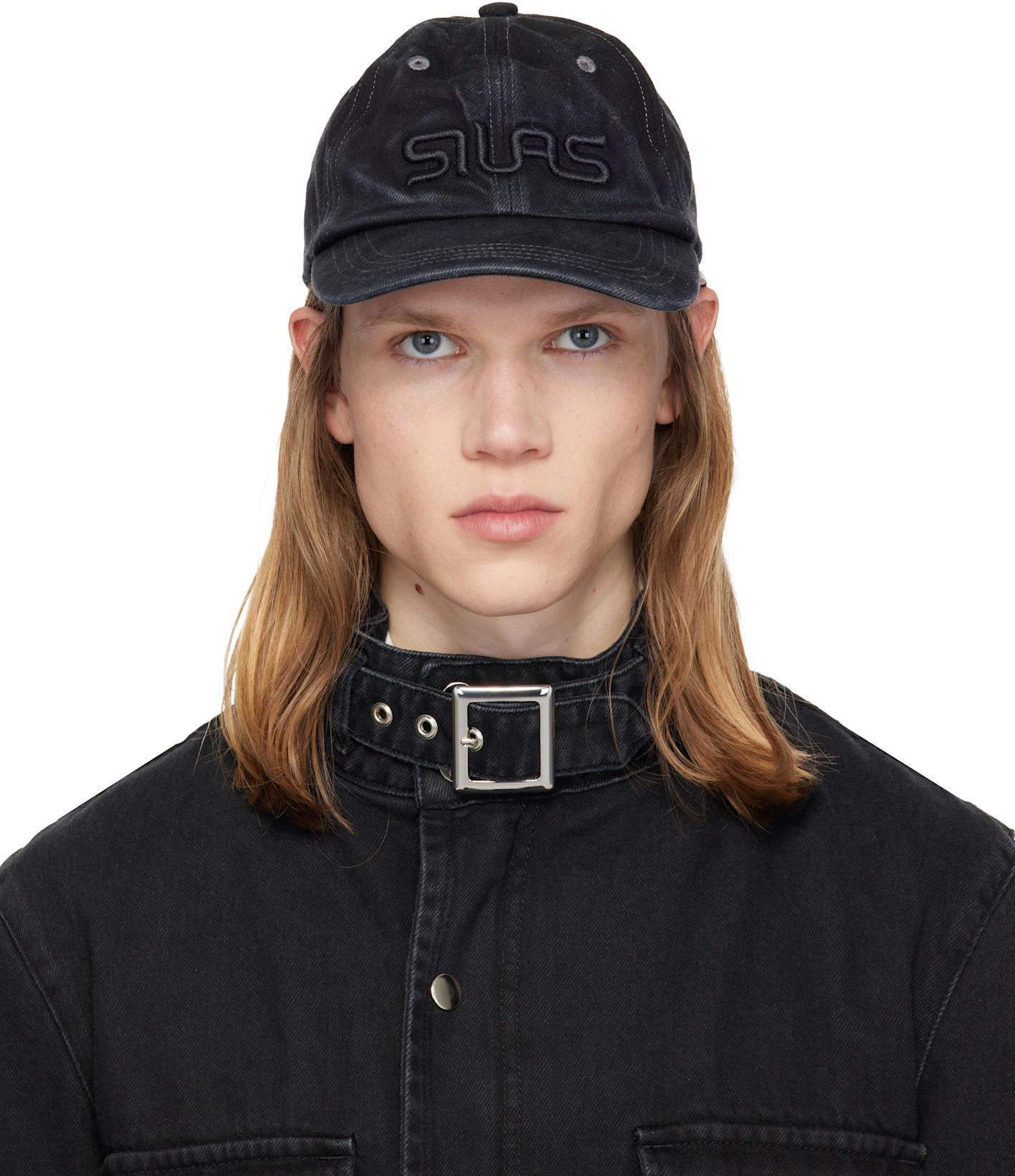 Black Logo Cap by SILAS