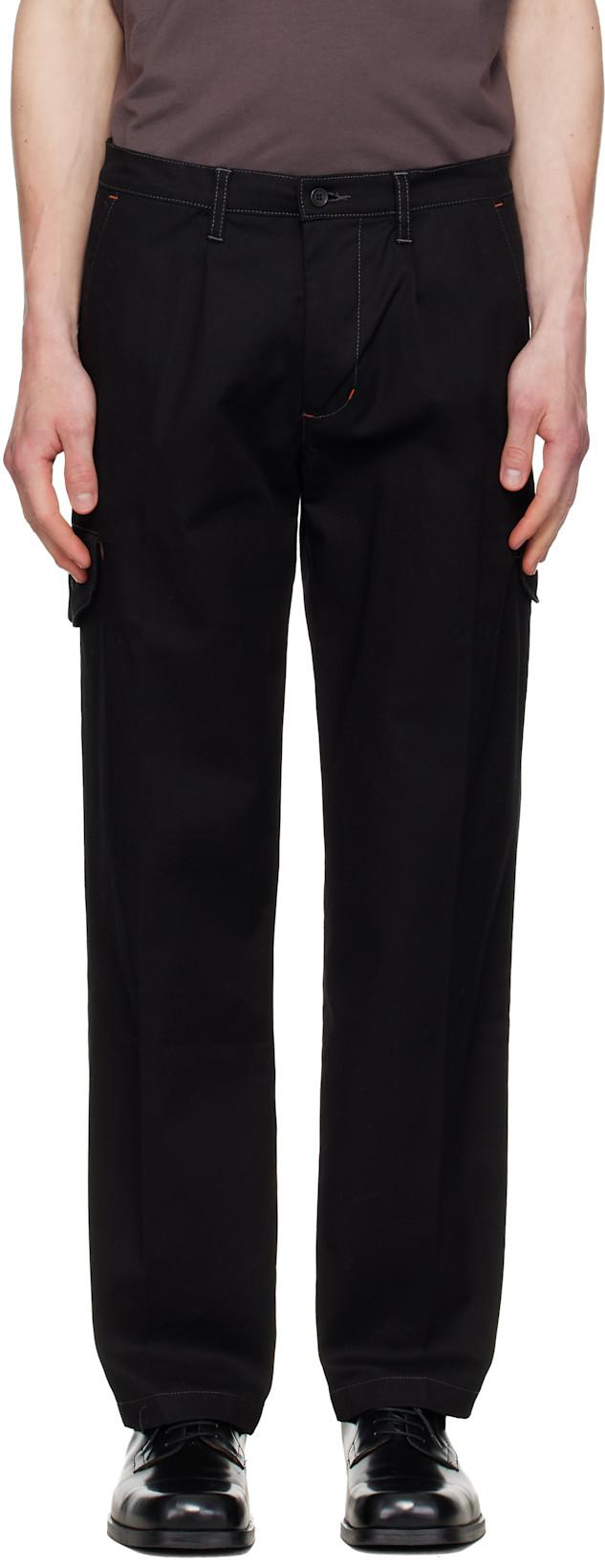 Black Work Trousers by SILAS