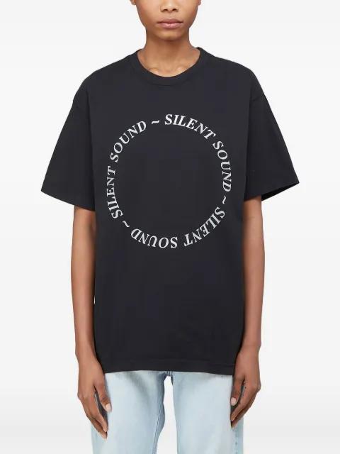 circular-logo T-shirt by SILENT SOUND