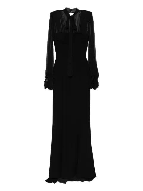 Margot long-sleeve maxi dress by SILK LOVE&LACE