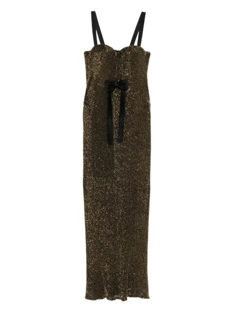 sequin silk maxi dress by SILK LOVE&LACE