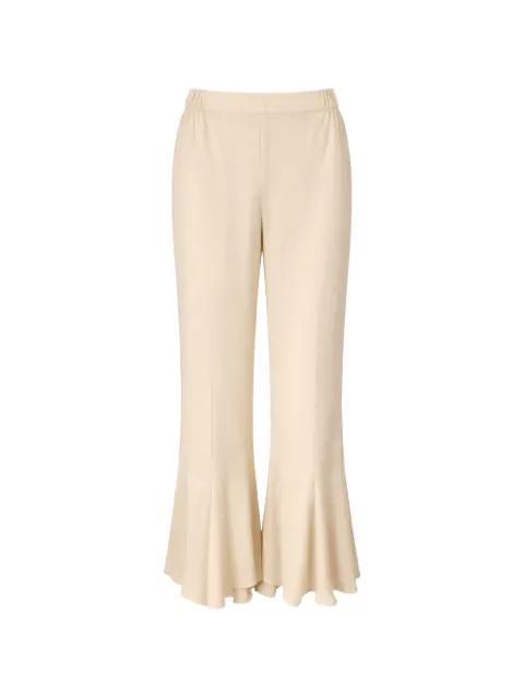 elasticated flared trousers by SILK95FIVE