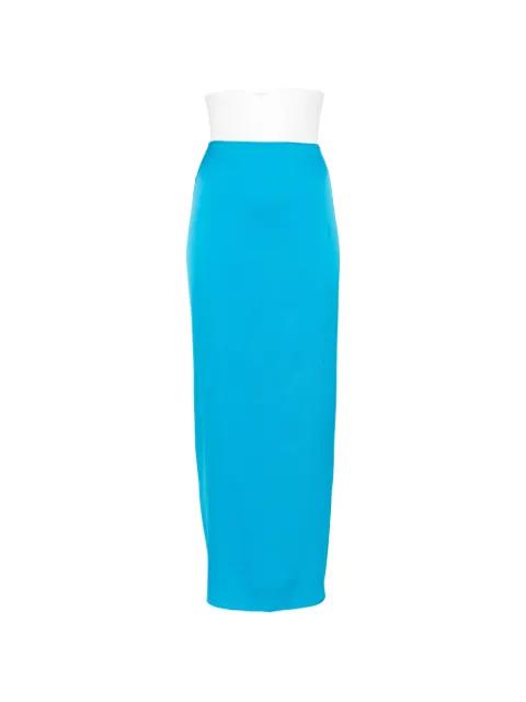 high-waisted midi skirt by SILK95FIVE