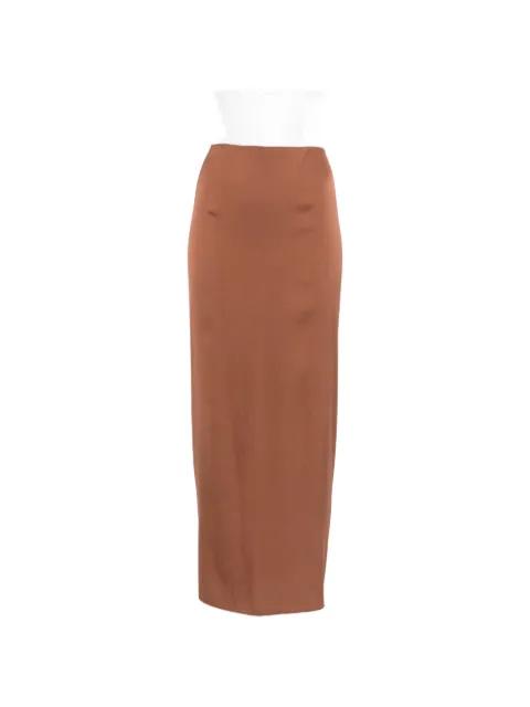 pencil midi skirt by SILK95FIVE