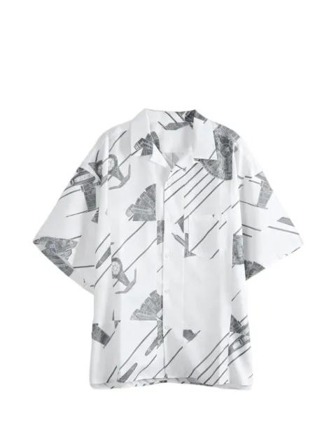 graphic-print short-sleeve shirt by SILLAGE