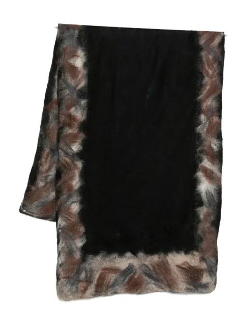 jagged-edge scarf by SILVANA