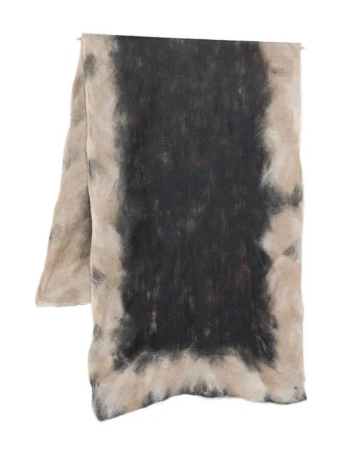 jagged-edge scarf by SILVANA