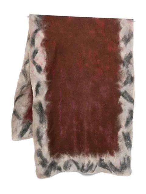 jagged-edge scarf by SILVANA