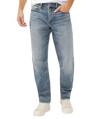 Men's Eddie Classic Athletic Fit Tapered Leg Luxe Heritage Jeans by SILVER JEANS CO.