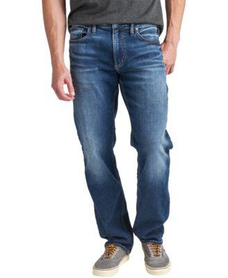 Men's Eddie Relaxed Fit Tapered Leg Jeans by SILVER JEANS CO.