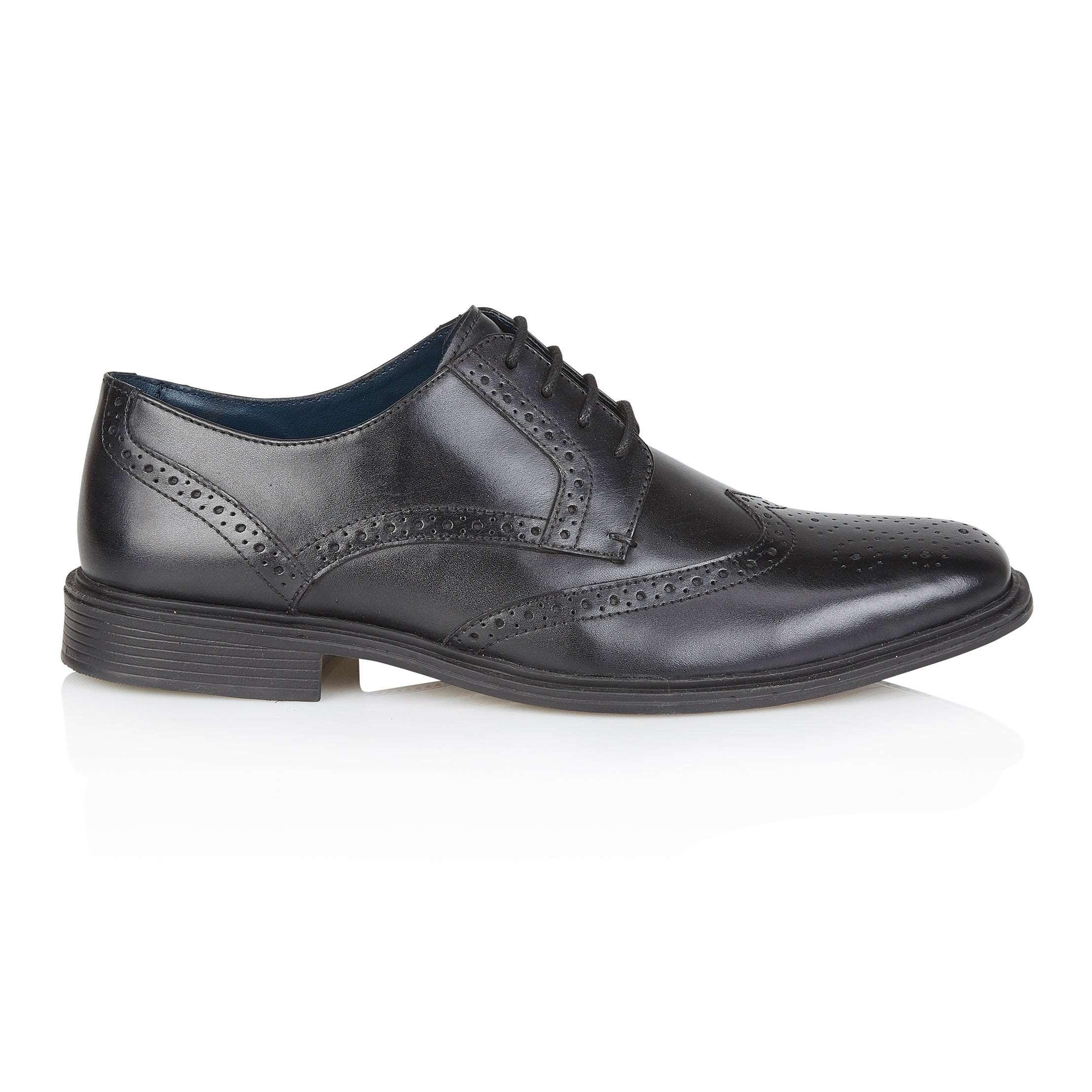 Field Leather Lace-up Smart Formal Brogue Shoes by SILVER STREET LONDON