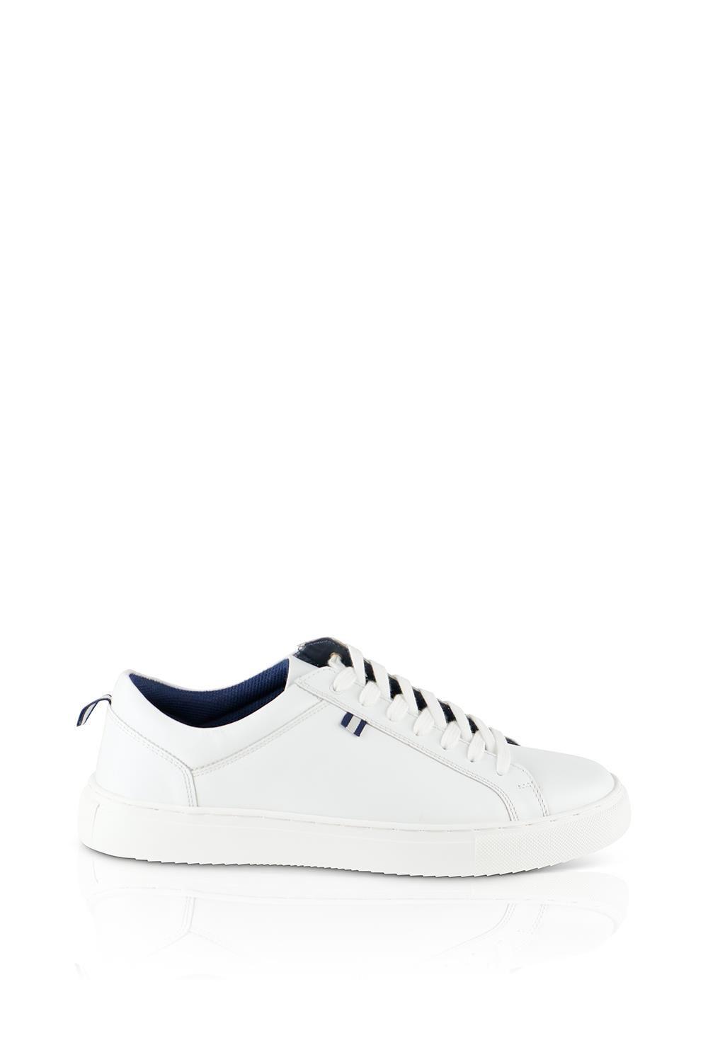 Holden Casual Lace Up Leather Mens Trainers by SILVER STREET LONDON