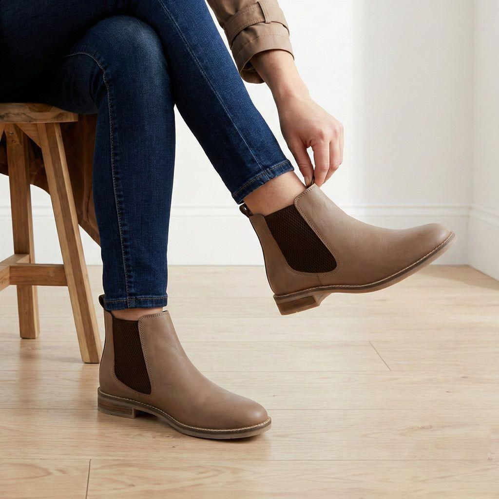 Jenny II Leather Womens Chelsea Boots by SILVER STREET LONDON