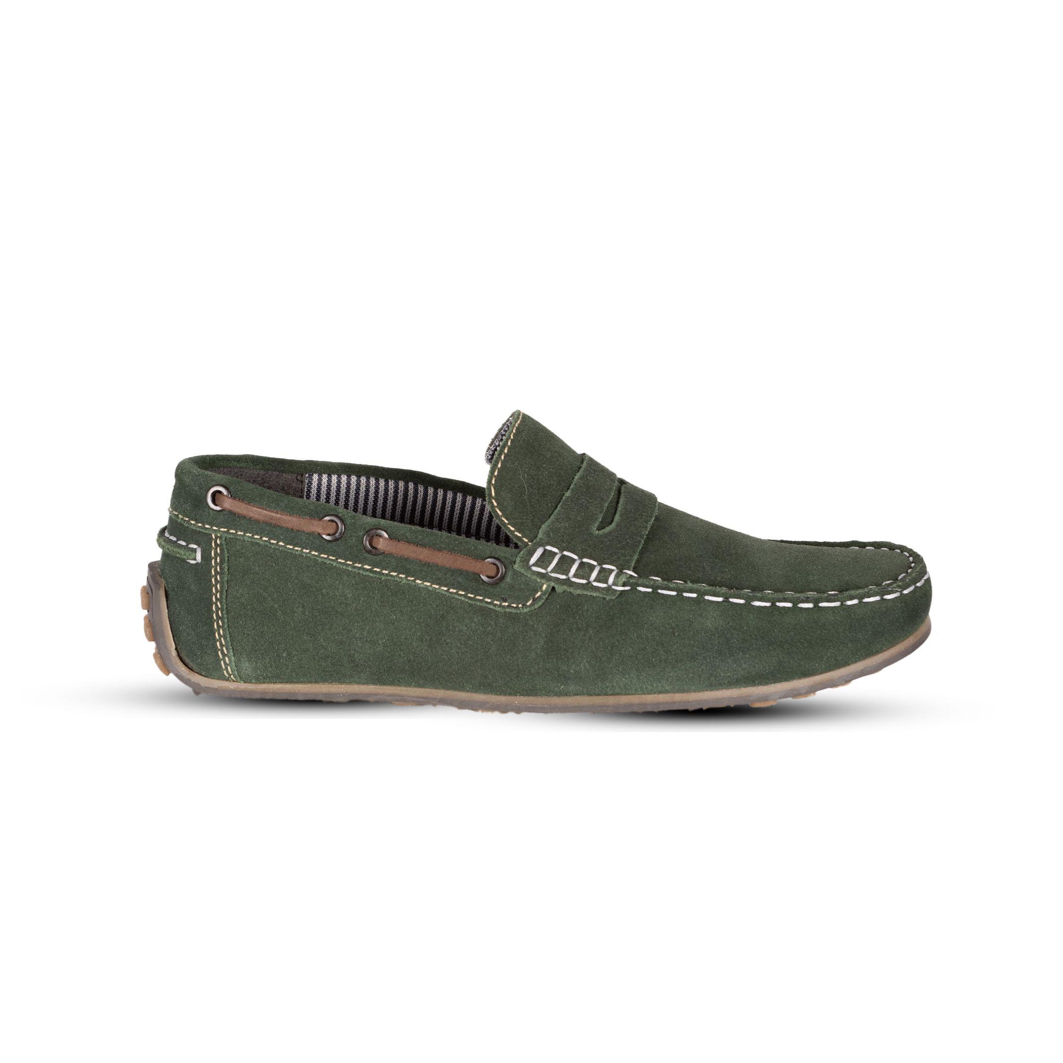 Lagonda Suede Leather Driving Moccasin Mens Loafers by SILVER STREET LONDON