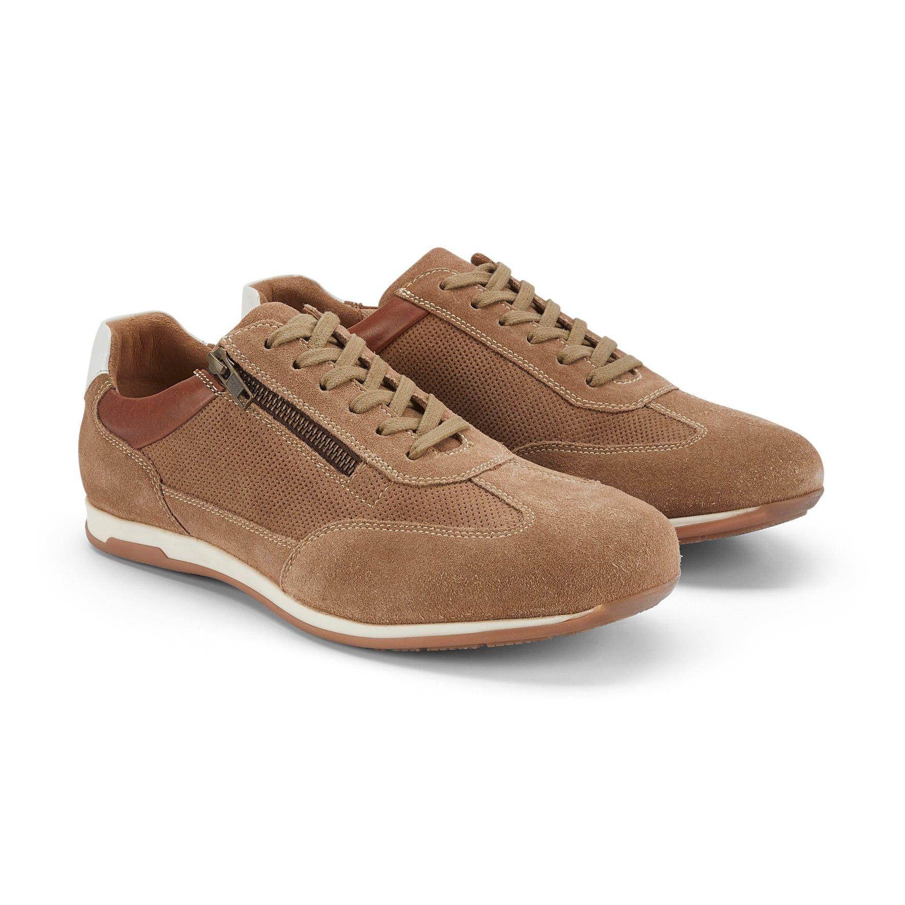 Lambeth Casual Lace Up Suede Mens Trainers by SILVER STREET LONDON