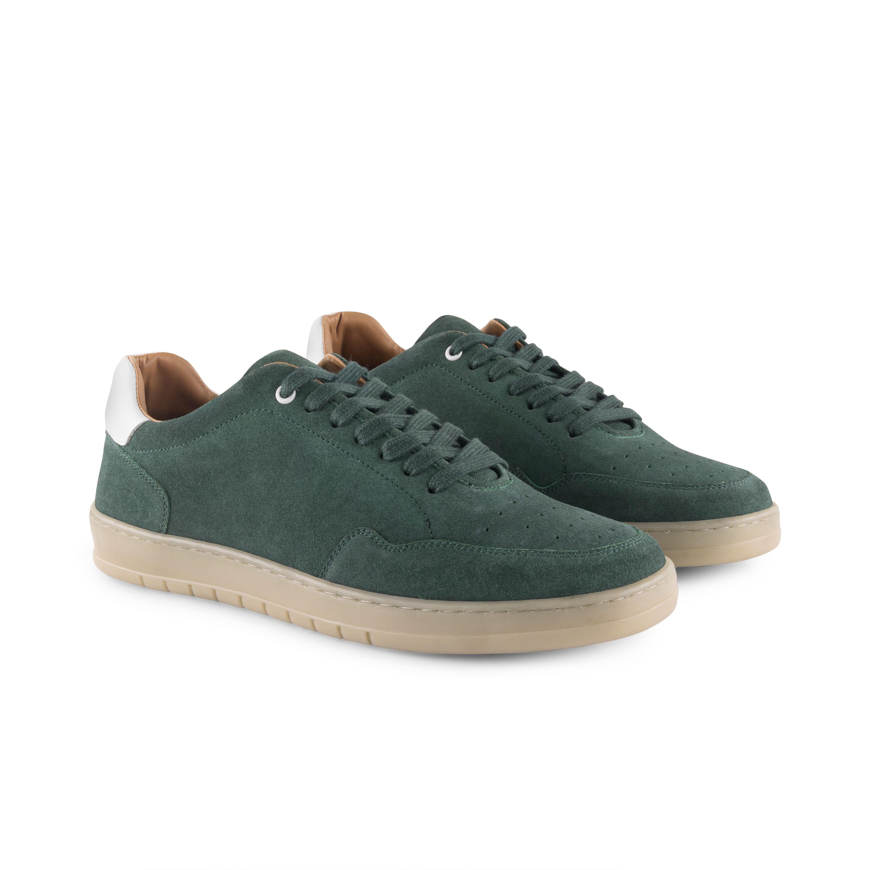 Lucano Suede Leather Casual Mens Trainers by SILVER STREET LONDON