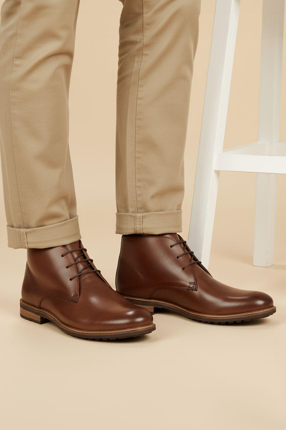 Ludgate Leather Mens Boots by SILVER STREET LONDON