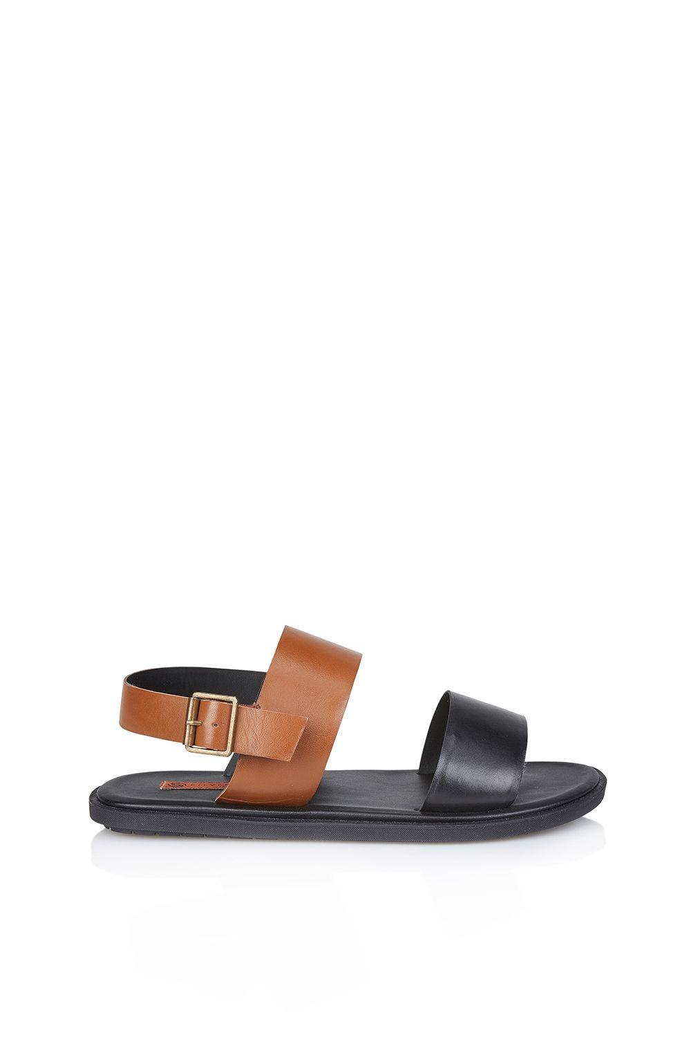 Mitcham Premium Leather Mens Sandals by SILVER STREET LONDON