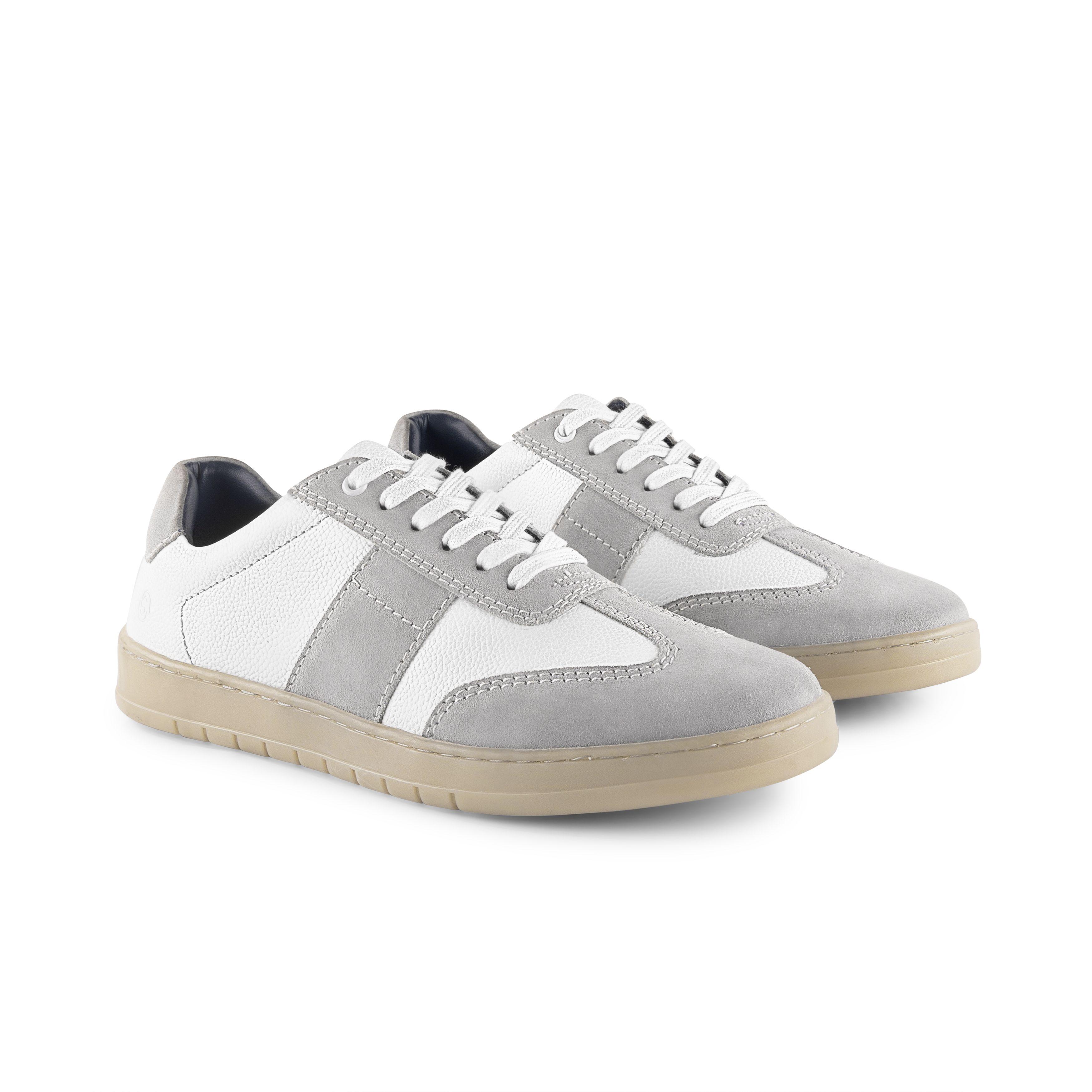 Polar Leather Casual Mens Trainers by SILVER STREET LONDON