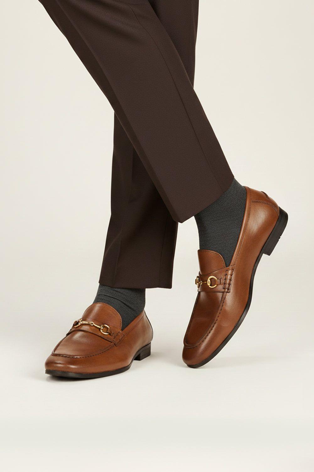 Richmond Leather Mens Trim Loafers by SILVER STREET LONDON