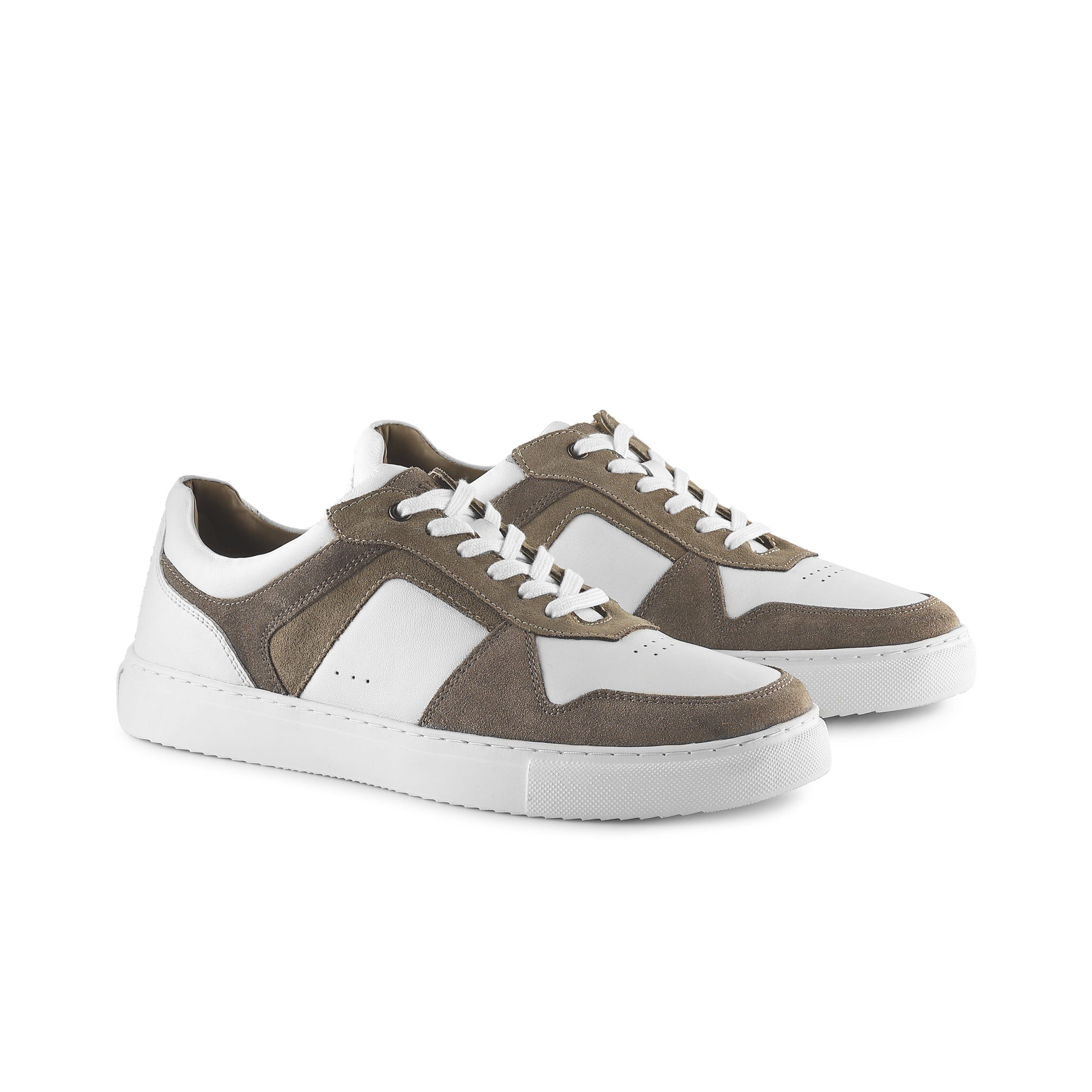 Trentham Premium Leather Casual Lace Up Mens Trainers by SILVER STREET LONDON