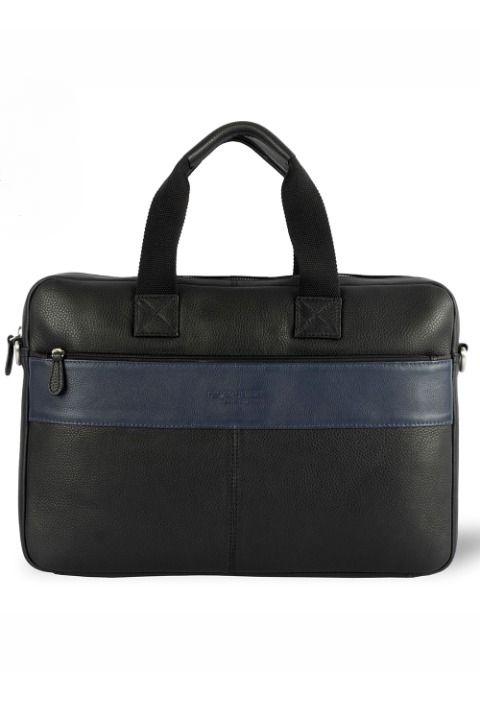 Walter Leather Laptop Bag by SILVER STREET LONDON