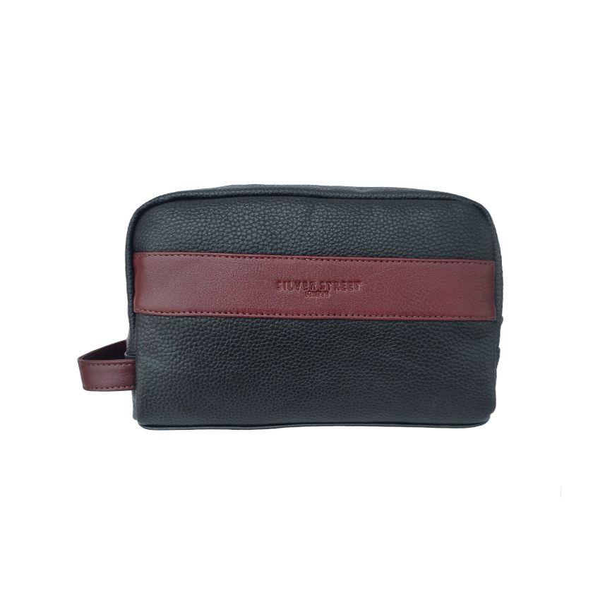Walter Leather Washbag by SILVER STREET LONDON