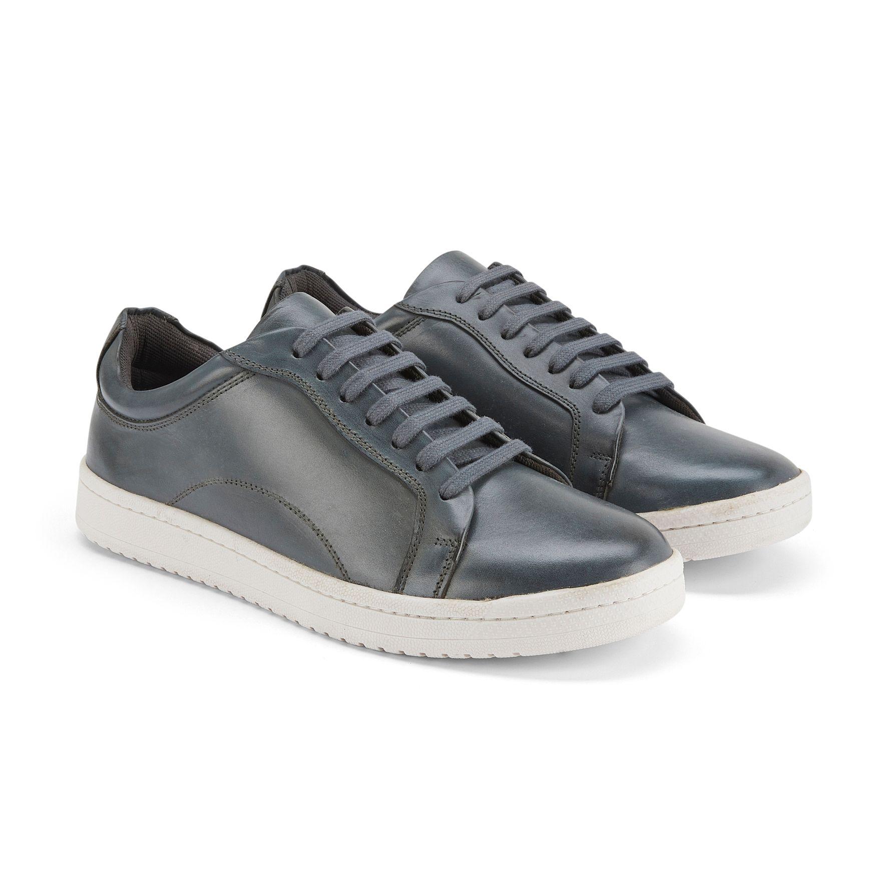 Westcote Casual Lace Up Leather Mens Trainers by SILVER STREET LONDON