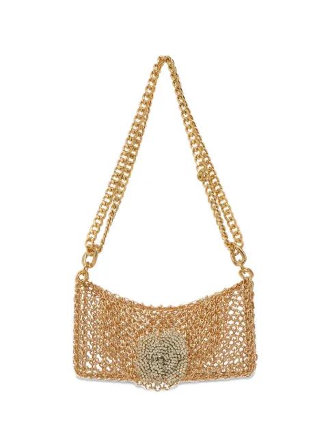 Camelia embellished shoulder bag by SILVIA GNECCHI