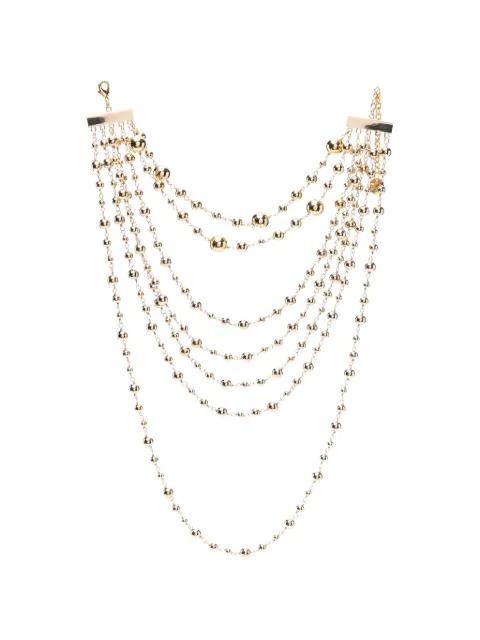 Solange beaded multi-strand necklace by SILVIA GNECCHI