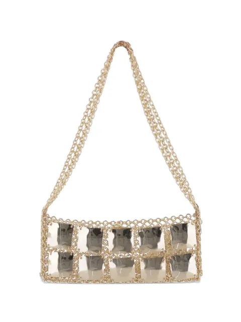 chain-plated shoulder bag by SILVIA GNECCHI