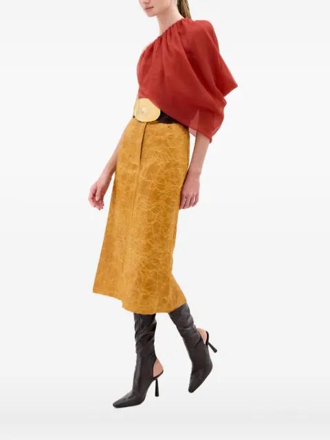 Adil draped one-shoulder blouse by SILVIA TCHERASSI