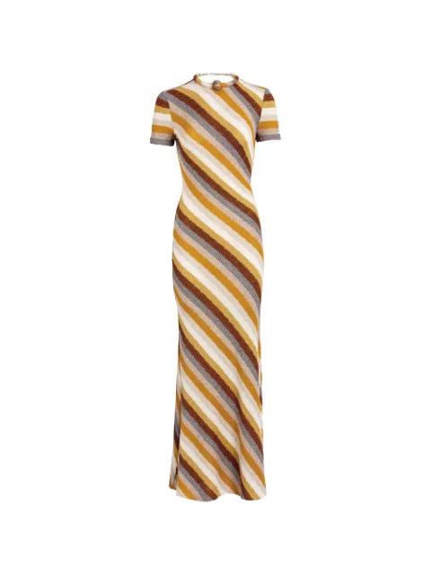 Allie stripe-print dress by SILVIA TCHERASSI