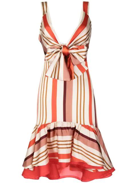 Arbore striped midi dress by SILVIA TCHERASSI
