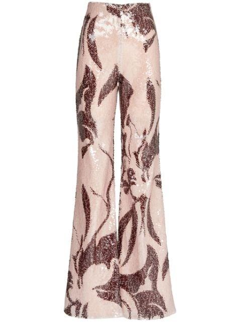 Avellino sequin-embellished trousers by SILVIA TCHERASSI