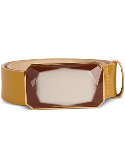 Dora leather belt by SILVIA TCHERASSI