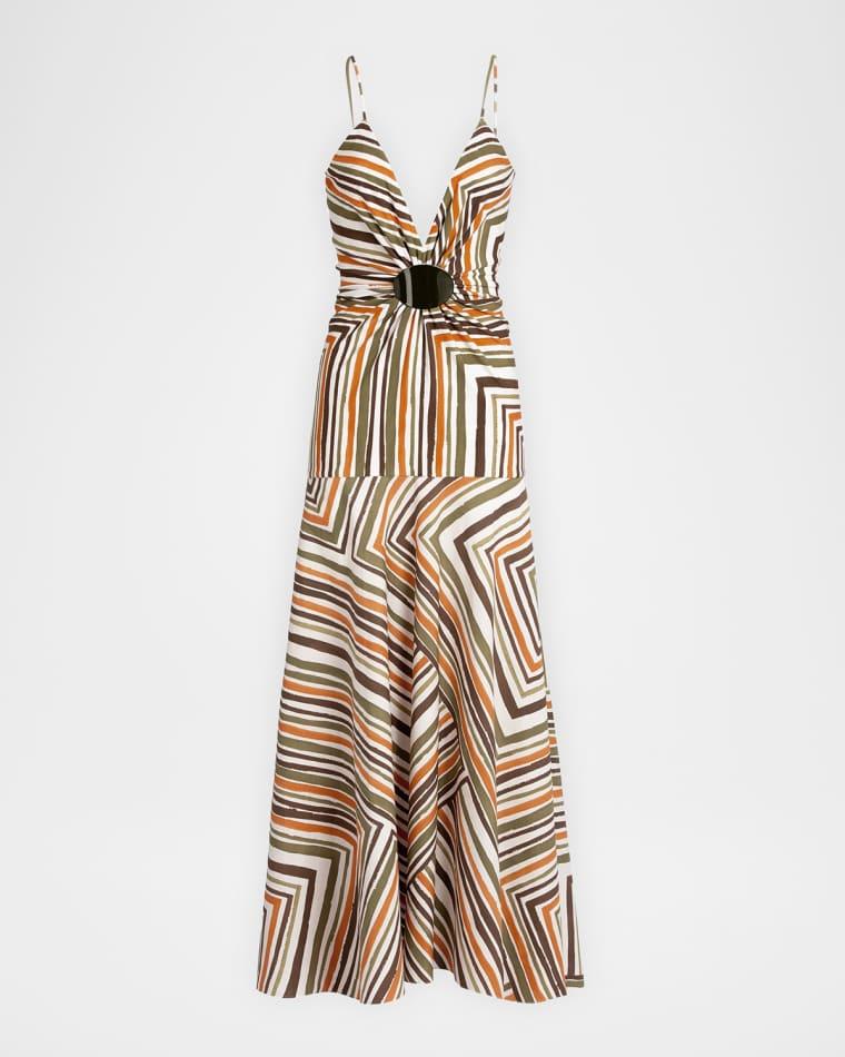 Emeli Striped Maxi Dress by SILVIA TCHERASSI