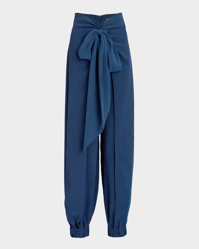 Felipe Large Bow Balloon Pants by SILVIA TCHERASSI