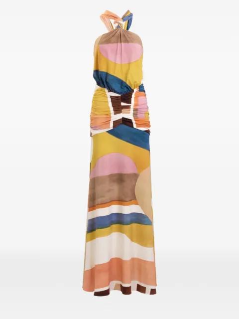 Jedda abstract-print maxi dress by SILVIA TCHERASSI
