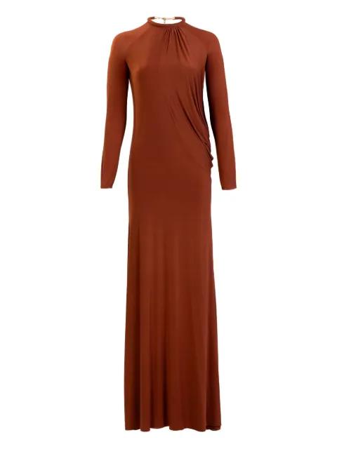 Lais draped long-sleeve maxi dress by SILVIA TCHERASSI