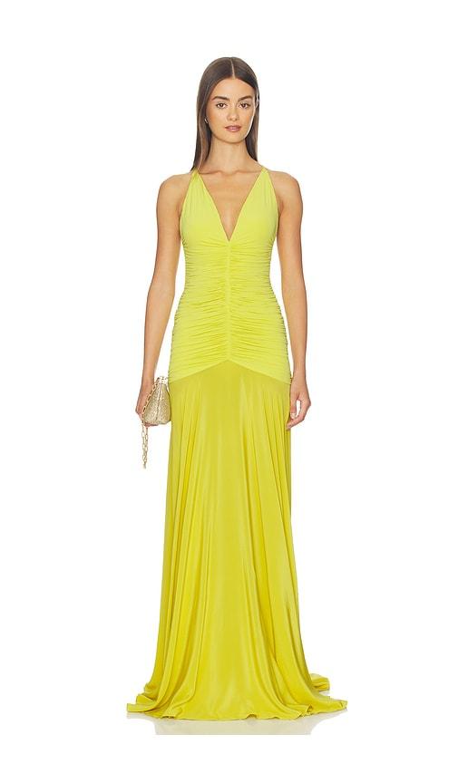 SILVIA TCHERASSI Sana Dress in Yellow by SILVIA TCHERASSI