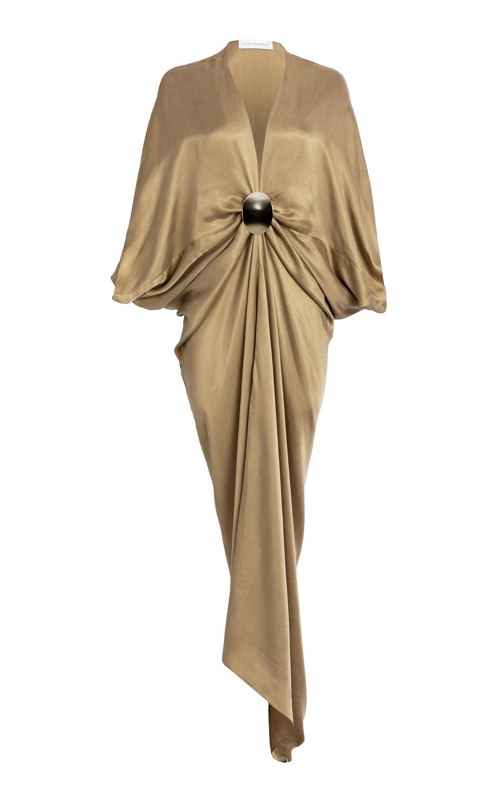 Silvia Tcherassi Foire Gathered Crepe Tunic -oda Operandi by SILVIA TCHERASSI