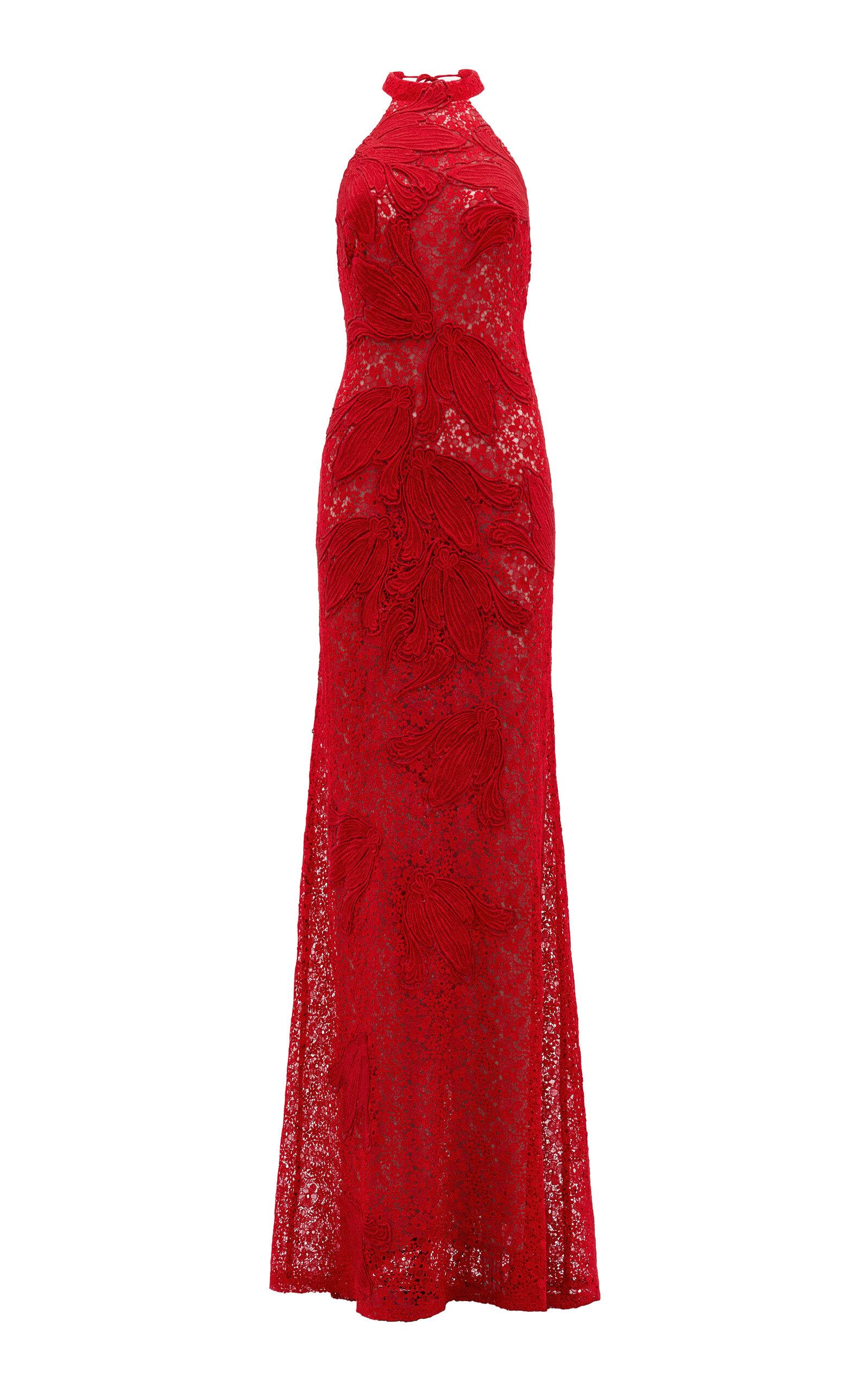 Silvia Tcherassi - Gardenia Floral Cotton Dress - Red - - Only At Moda Operandi by SILVIA TCHERASSI