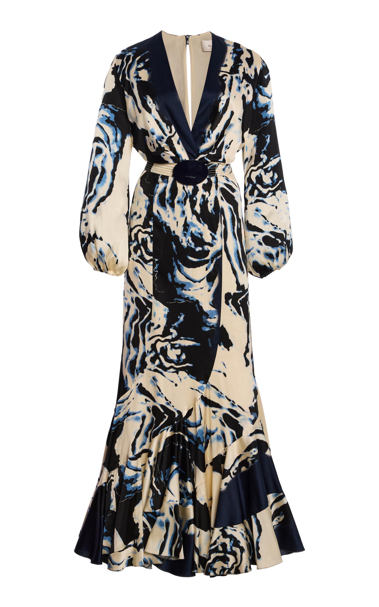 Silvia Tcherassi Remy Stretch-Silk Maxi Dress  - Moda Operandi by SILVIA TCHERASSI