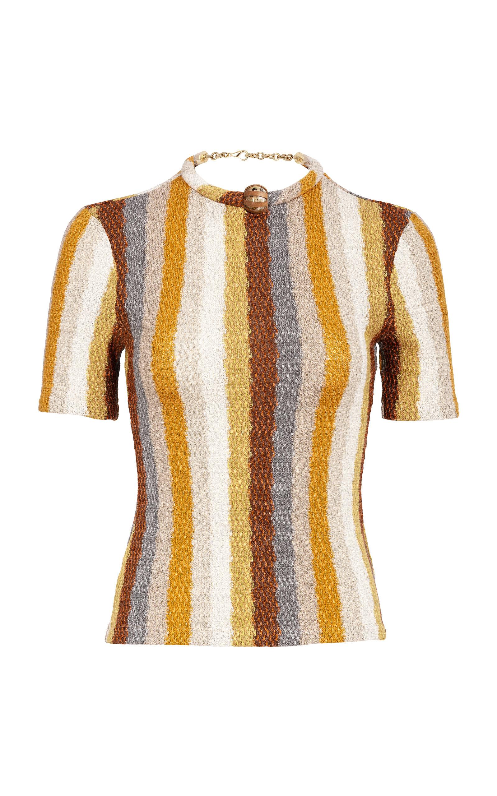 Silvia Tcherassi Varinia Jewel-Detailed Knit Shirt - Moda Operandi by SILVIA TCHERASSI