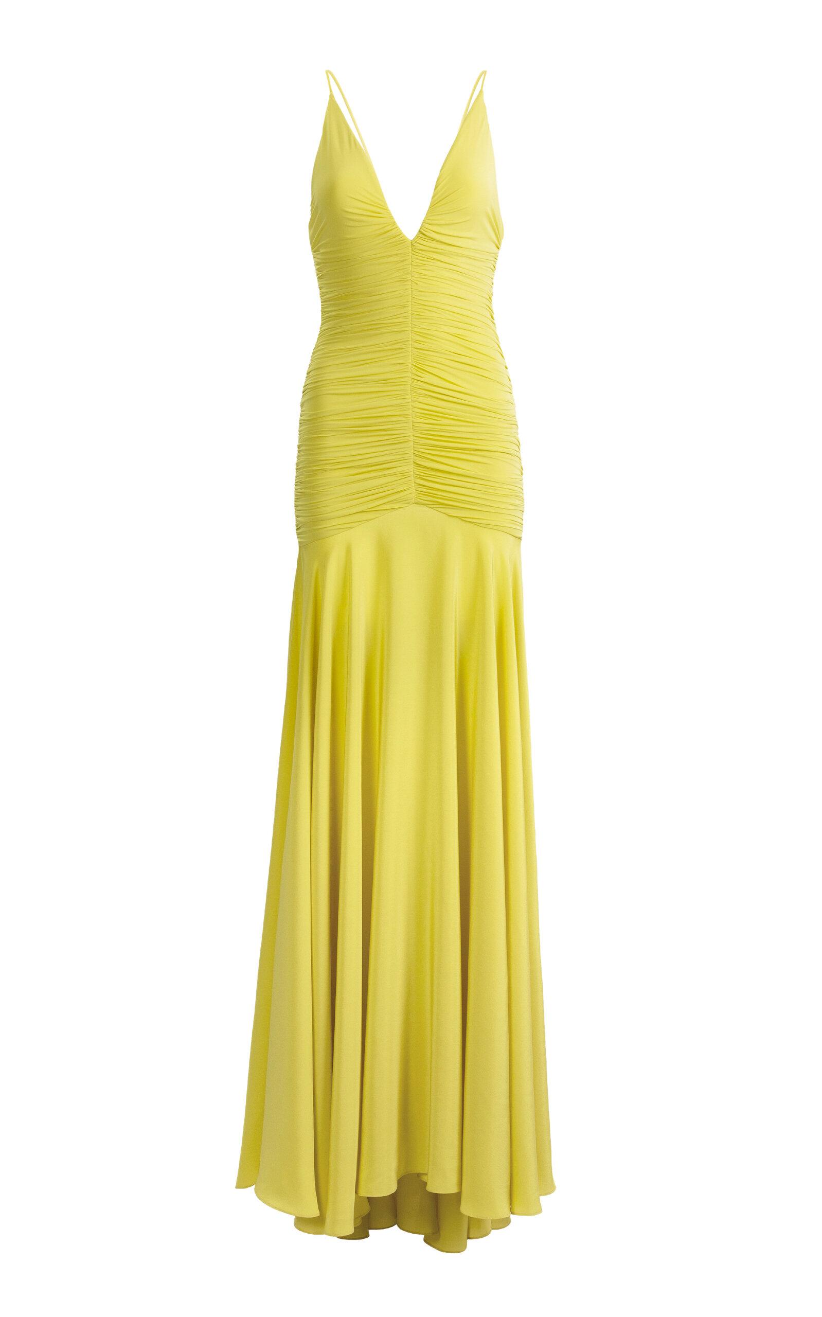 Silvia Tcherassiana Ruchedilk-Blend Maxi Dress - Moda Operandi by SILVIA TCHERASSI