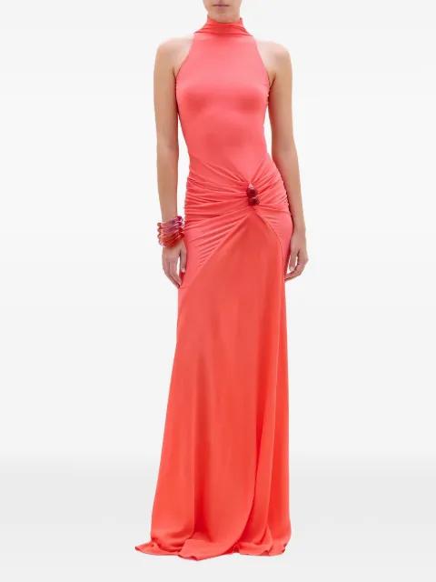 cutout gathered dress by SILVIA TCHERASSI