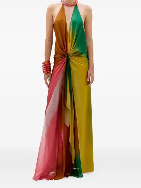 halter twisted dress by SILVIA TCHERASSI